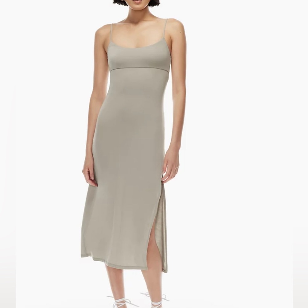 ARITZIA Wilfred Dreamweaver Dress. BNWOT. Never Worn. S. Taupe.
